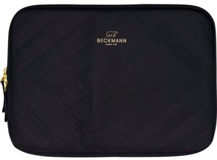 Laptophoes beckmann 24x34x2cm black gold 13inch