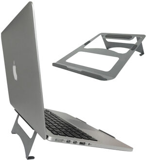 Laptopstandaard - Macbook stand - Metaal - Zilver