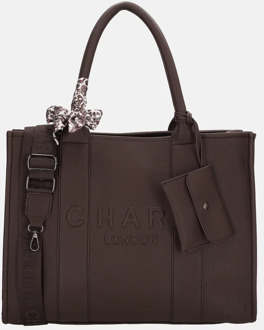 laptoptas 15 inch donkerbruin