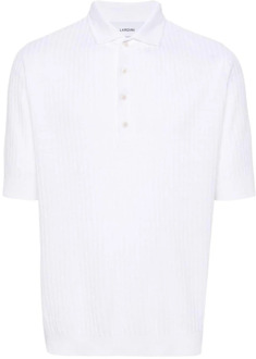 Lardini Polo Shirts Lardini , White , Heren - L,M,S