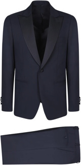 Lardini Single Breasted Suits Lardini , Blue , Heren