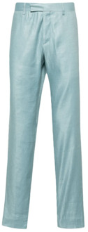 Lardini Straight Trousers Lardini , Blue , Heren - 2Xl,L