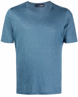Lardini T-shirt Emltmc41 Lardini , Blue , Heren - 2XL