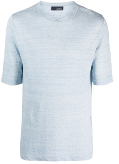 Lardini T-Shirts Lardini , Blue , Heren - XL