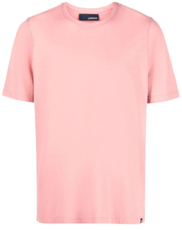 Lardini T-Shirts Lardini , Pink , Heren - XL