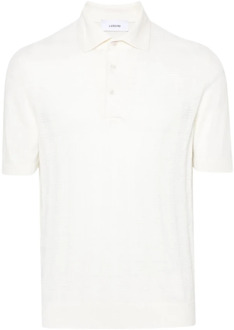 Lardini Witte T-shirts & Polo's voor mannen Lardini , White , Heren - Xl,L,M,S