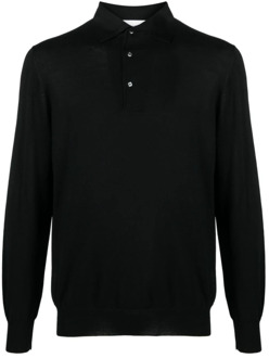 Lardini Zwarte Polo T-shirts en Polos Lardini , Black , Heren - L,M