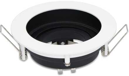 Laredo LED Inbouwspot - Kantelbaar armatuur - Diameter 100mm - GU10 Fitting incl. lamphouder - Rond - IP20 voor binnen - Wit