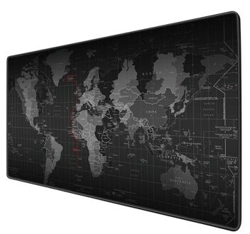 Large Mouse-Pad with World Map Oversized Extended Waterproof Non-slip Keyboard Pad Desk Mat Office Gaming Mouse-Pad 800*300mm