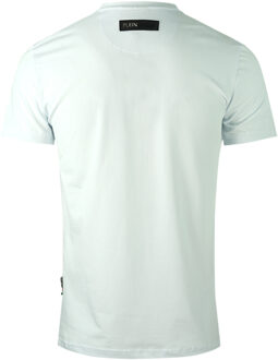 Large Stencil Tiger Logo White T-Shirt Wit - M