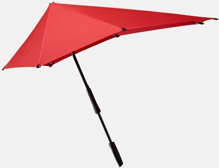 Large Stick Stormparaplu passion red