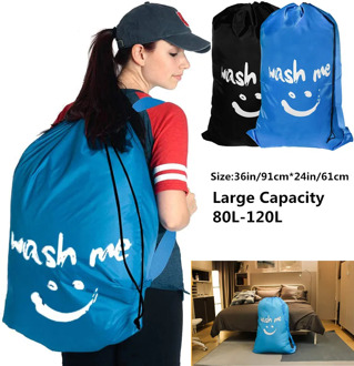 Large Travel Laundry Bags with Shoulder Strap,Machine Washable Sturdy Rip-Stop delicates Nylon Material with Drawstring Closure