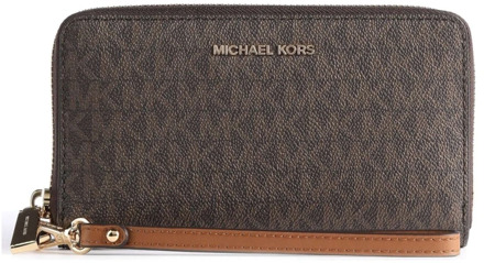 Large Women's Wallet Michael Kors , Bruin , Dames - Onesize
