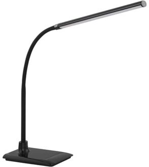 Laroa Tafellamp - Leeslamp - inclusief LED - Hoogte 48 cm - Zwart - Kantelbaar/Draaibaar - Touch Dimbaar