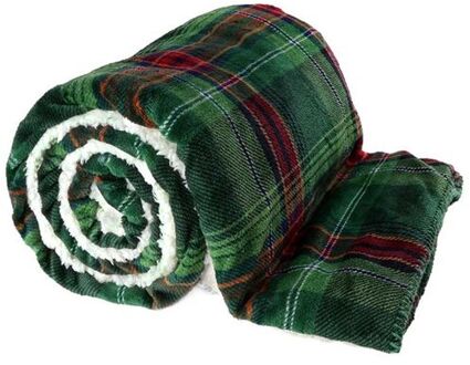 | Larsson plaid 150x200cm dark green Groen