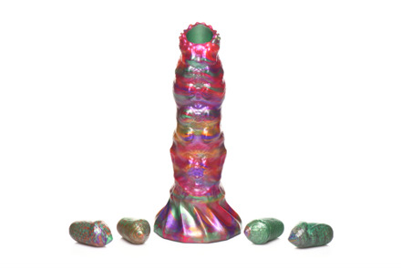 Larva - Siliconen Ovipositor Dildo met Eieren - Larva - Siliconen Ovipositor Dildo met Eieren