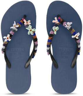 Las dalias blue marineblauw - maat 41-42