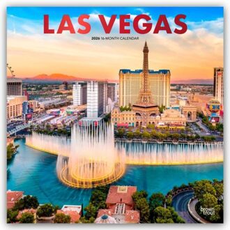 Las Vegas 2026 Square Flap Foil Calendar - Browntrout Wandkalender - Browntrout Publishers
