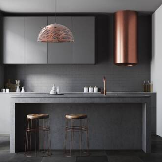 Laser hanglamp gatenpatroon 50cm roségoud