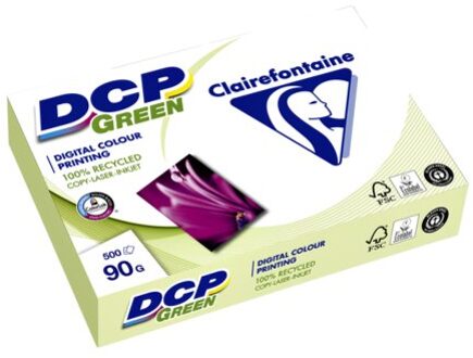 Laserpapier Clairefontaine DCP Green A4 90gr wit 500vel