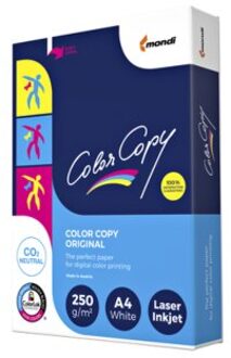 Laserpapier Color Copy A4 250gr wit 125vel