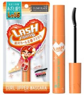Lash Fighter Curl Upper Mascara Lv15 Clear Black