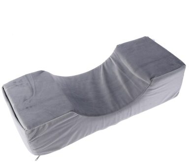 Lash Kussen Nek Ondersteuning Wimper Kussen Zacht Enten Wimpers Memory Foam Wimper Extension Kussen Make Salon Met Pocket donker grijs