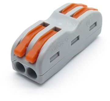 Lasklem 2 x 2 - 0,08-4mm² Cu - Flexibele en massieve draden