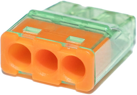 Lasklem - Vintex - 3 Polig - 0.2-2.5 mm2 - Oranje - 1000 Stuks