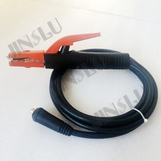 Lasmachine Accessoires Elektrode houder 300A booglassen Lood Kabel 3 meter met DKJ10-25 kabel connector