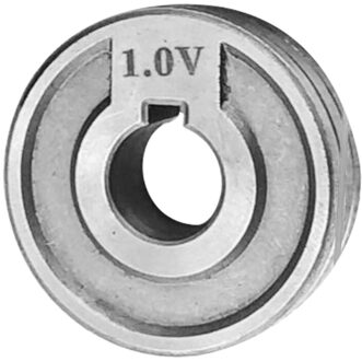 Lassen Feeder Roll V U Nurl Groove 0.6Mm 0.8Mm 1.0Mm Grootte 30X10X10Mm voor Staal Aluminium Flux Koord Draad Mig Draad Feeder 2