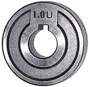 Lassen Feeder Roll V U Nurl Groove 0.6Mm 0.8Mm 1.0Mm Grootte 30X10X10Mm voor Staal Aluminium Flux Koord Draad Mig Draad Feeder 4