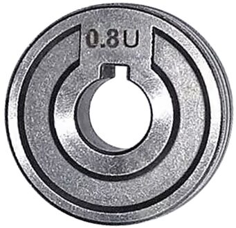 Lassen Feeder Roll V U Nurl Groove 0.6Mm 0.8Mm 1.0Mm Grootte 30X10X10Mm voor Staal Aluminium Flux Koord Draad Mig Draad Feeder