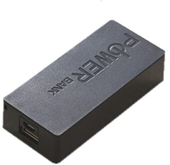 Lassen-gratis mobiele power geur vorm shell gemonteerd opladen schat Diy power bank case zwart