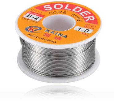 Lassen Ijzerdraad Reel 100g/3.5oz FLUX 2.0% 1mm 63/37 45FT Tin Lead Line Rosin core Flux Soldeer Solderen