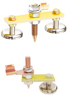 Lassen Magneet Hoofd Grond Draad Hulpmiddel Sterke Magnetisme Dent Repair Machine Accessoires Lassen Klem Houder Met Koperen Tai