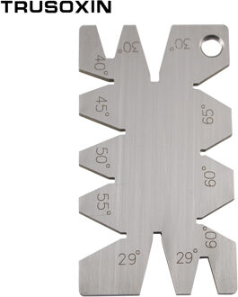 Lassen Rvs Schroefdraad Snijden Hoek Gage Gauge Meten Lassen Inspectie Heerser