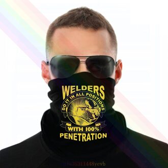 Lassers Kan Doen Het In Alle Posities-Lassen Hoofdband Sjaal Bandana Halswarmer Unisex