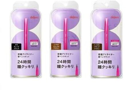 Lasting-Fine Eyeliner Brush Pen Liquid Deep Black