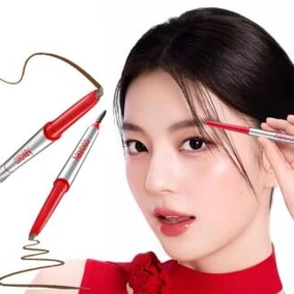 Lasting Multi Eyebrow Gel Pencil - 3 Colors #04 Smoky Brown - 90mg