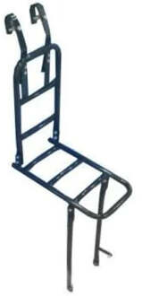 Lastpak Fietsvoordrager met steun - 24"/ 28" - Zwart