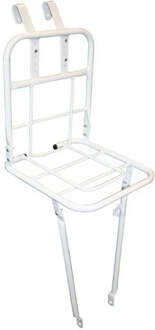 Lastpak Fietsvoordrager met steun - 28" - Wit