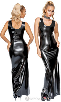 Late X Lange latex jurk, LX2901331 - Maat:: S