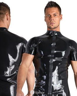 Late X Latex Heren shirt, LX2910349 - Maat:: M