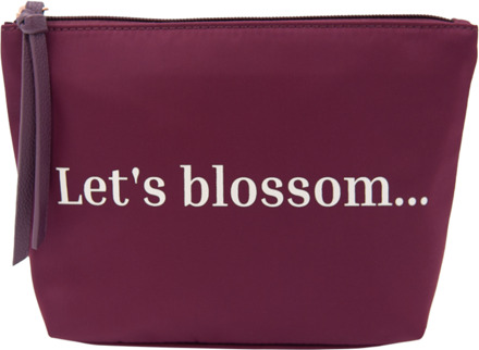 Laten we bloeien - Pouch - Paars