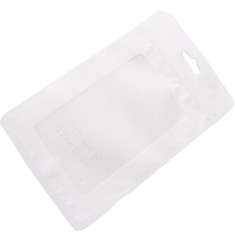 Laten We Plastic Zakken Wit 100 Pcs 19.5X11.5 Cm Display Tassen Bpa Gratis Baby Siliconen Kralen Pakket sieraden Hanger Zakken Bijtring
