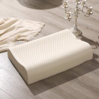 Latex 60X40 Thailand Puur Natuurlijke Latex Kussen Corrigerende Nek Beschermen Wervels Gezondheidszorg Orthopedisch Kussen Trage Rebound stijl