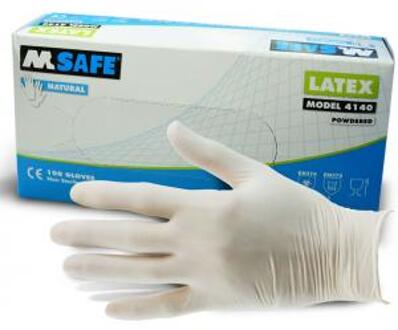 Latex handschoenen - S 100 stuks in doos