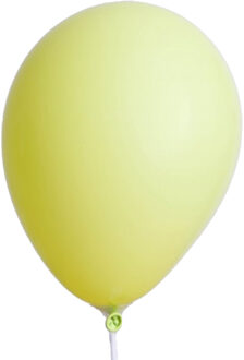 Latex Opaque Ballonnen (Verpakking van 100) (Appelgroen) - One Size