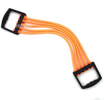 Latex Sterkte Van Arm Mannelijke Verstelbare Hand Gripper Borst Expander Apparatuur Voor Oefenen Arm Power Sterkte Bar Power Twister Oranje